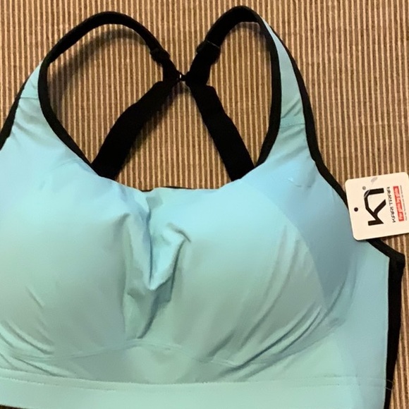 Kari Traa FRIGG Sports Bra - Surf (Lt Blue/Navy) - Picture 2 of 15